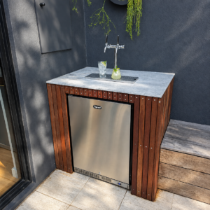 KEGERATOR UNDERCOVER de acero inoxidable