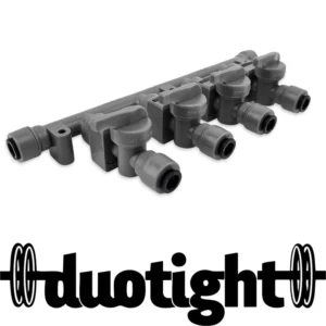 DUOTIGHT MANIFOLD DE 4 VIAS VALVULAS ANTIRETENCION DE 5/16 (copia)