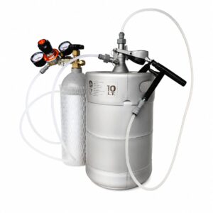 BARRIL 10 LT + PLUTO GUN equipo de dispensación mediante CO2