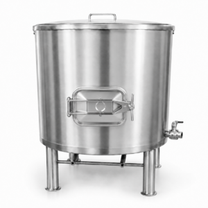 Olla Enchaquetada de Acero Inox 300 lts con Manhole